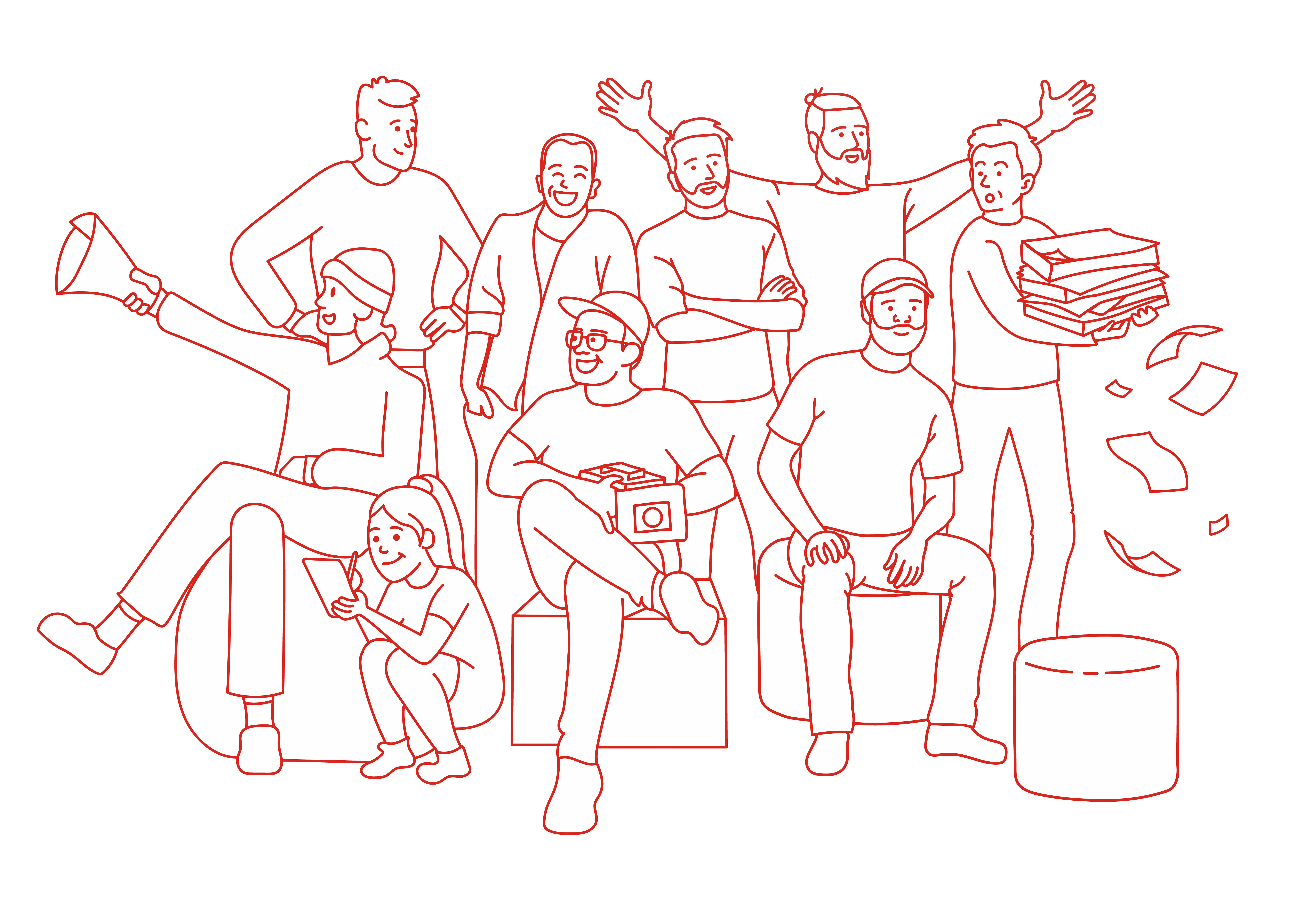 Hele gjengen i Maurtua