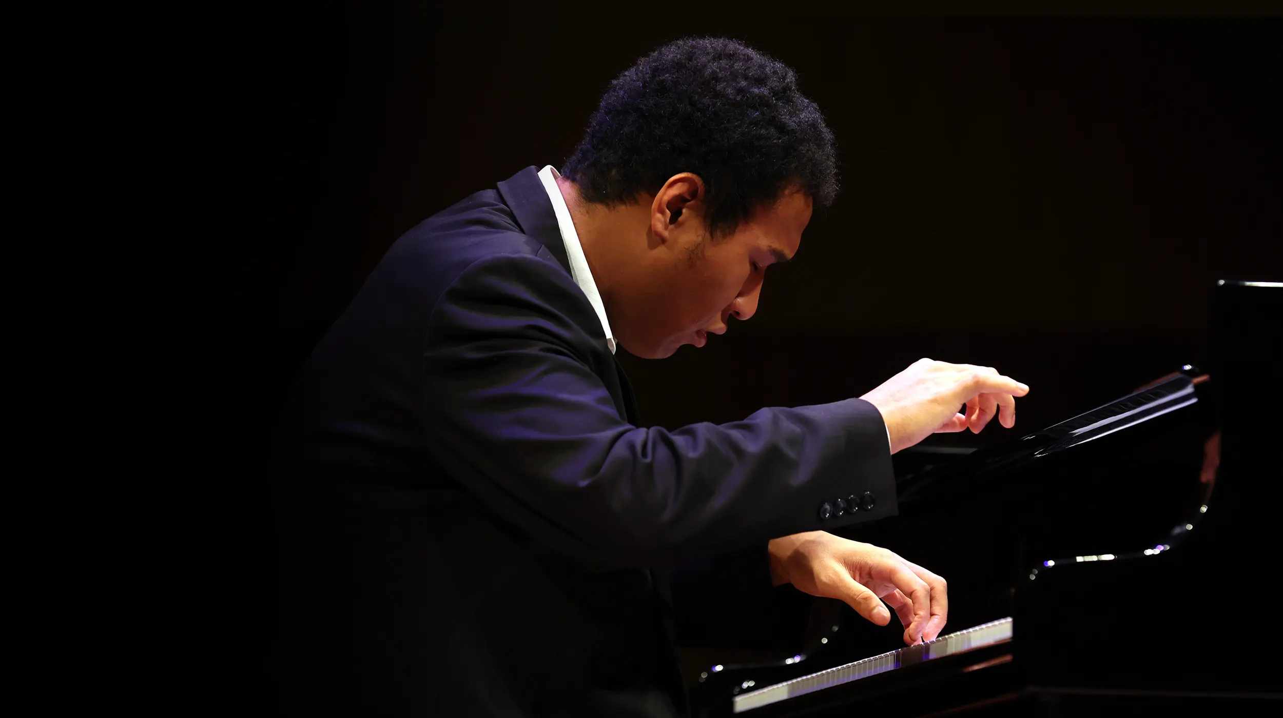 Photo of Clayton performing live