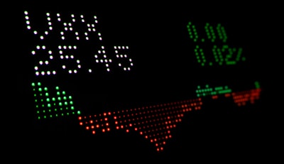 Picture of stock numbers