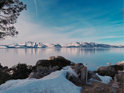Lake Tahoe with mountain vista.