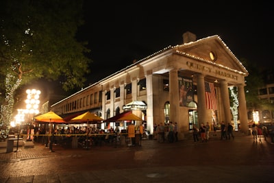 Quincy market & faneuil hall.