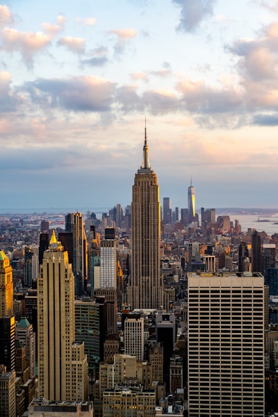 Empire state building. 