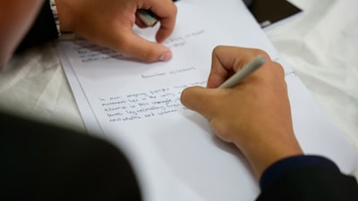 Someone add words to an application.