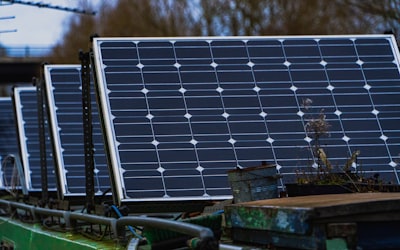 Solar panels.