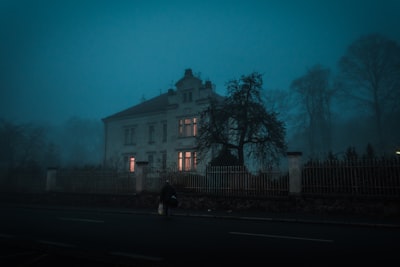 haunted house.
