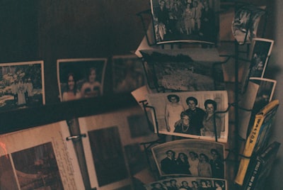 Pictures of family members. 