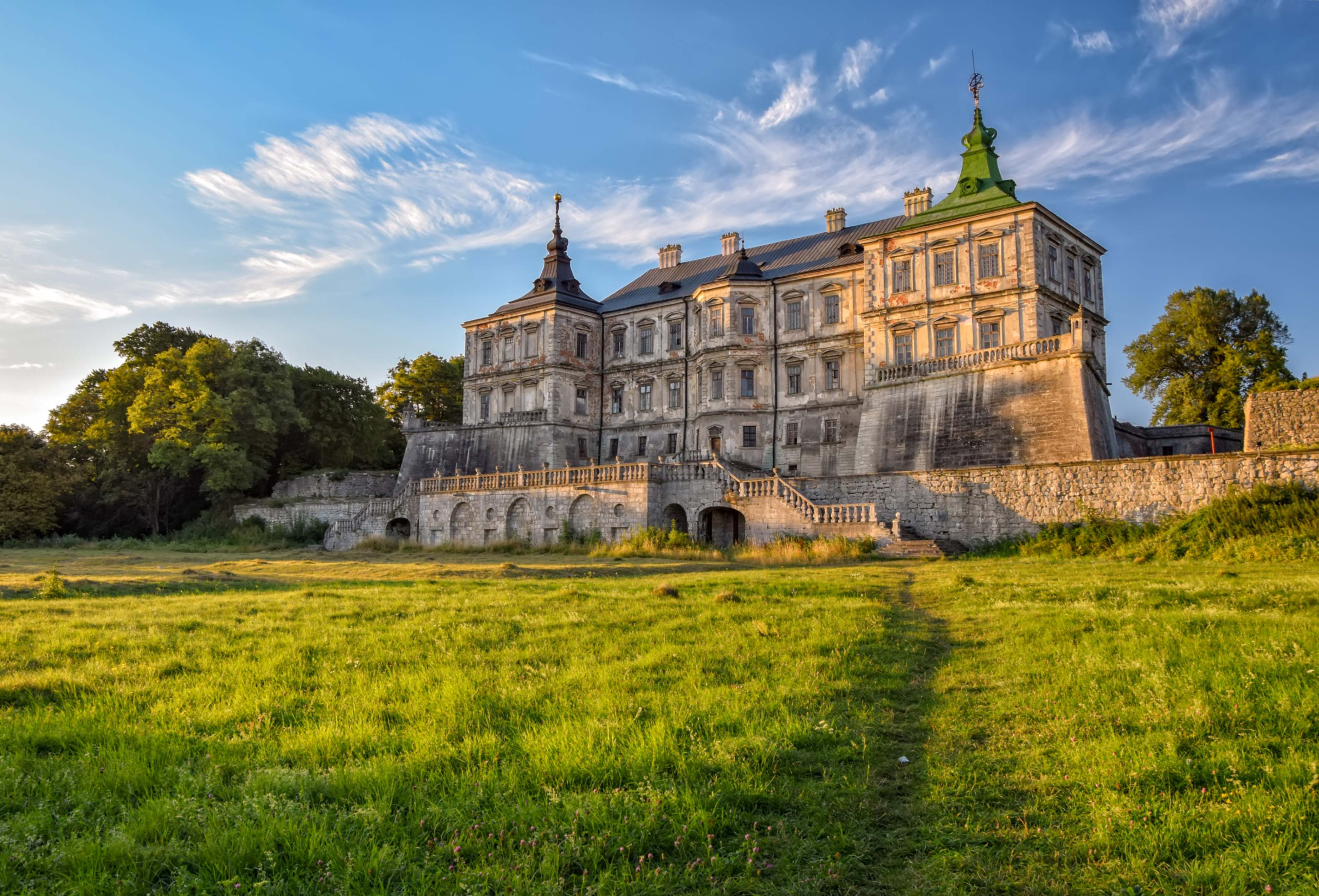 Pidhirtsi Castle in Ukraine.