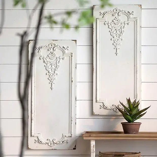 Ornate wall decals.