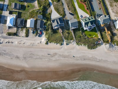 Oceanfront homes.