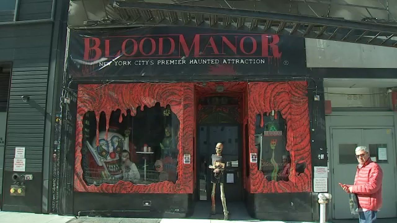 Blood manor front door.