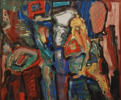 Pop of color art piece. 