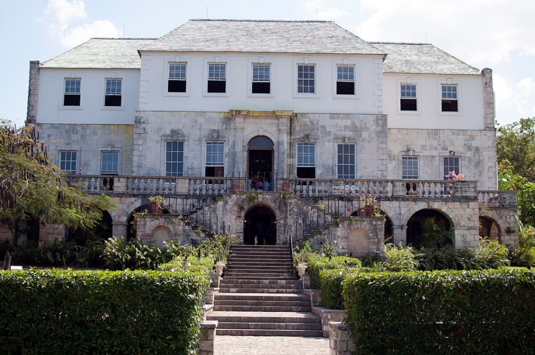 Rose Hall, Jamaica front view.