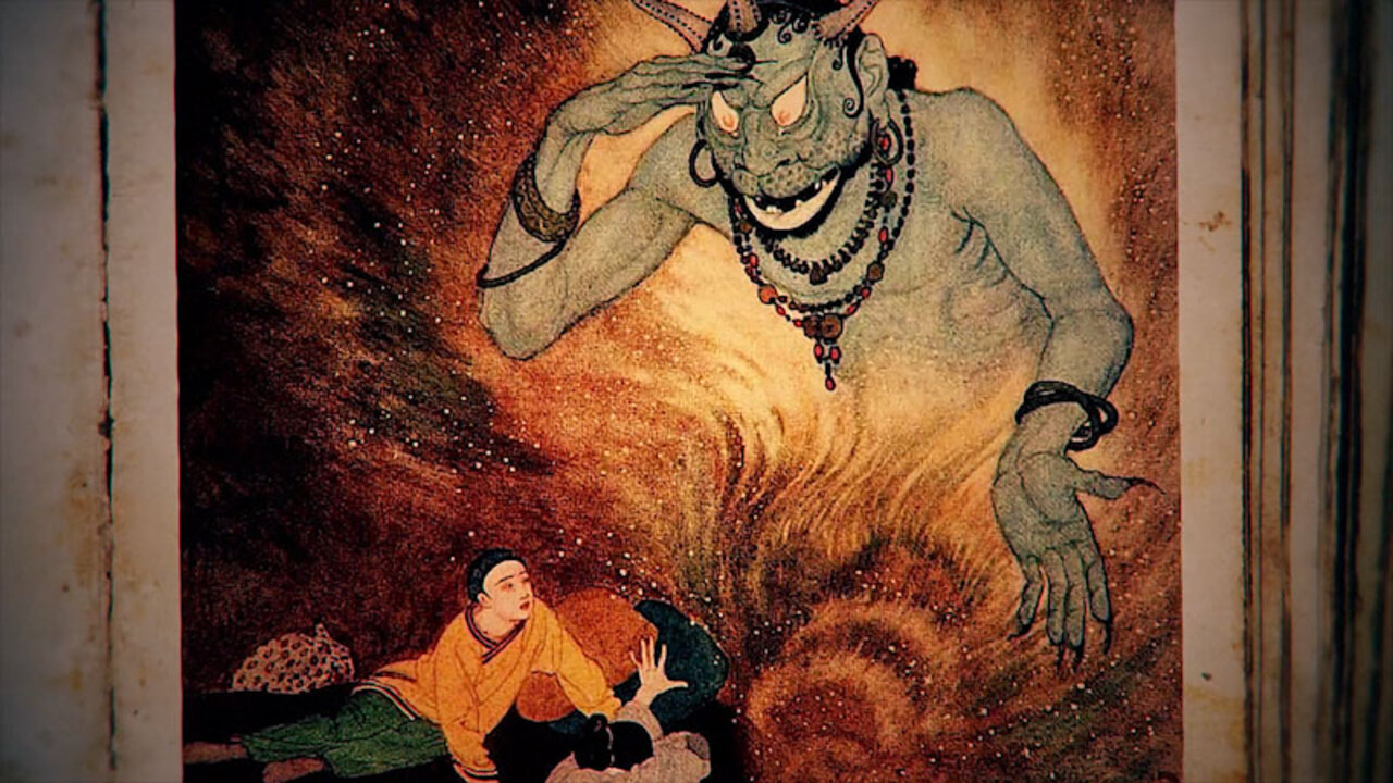Mythical image of the Jinn.