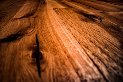 Rough wood grain.
