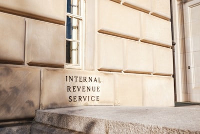 Exterior of IRS building.