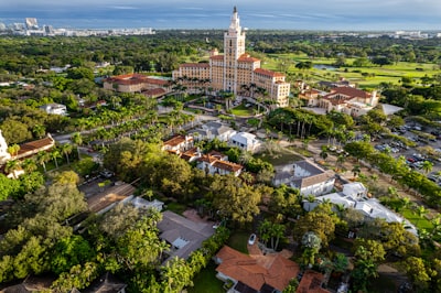 Coral Gables aerial view. 