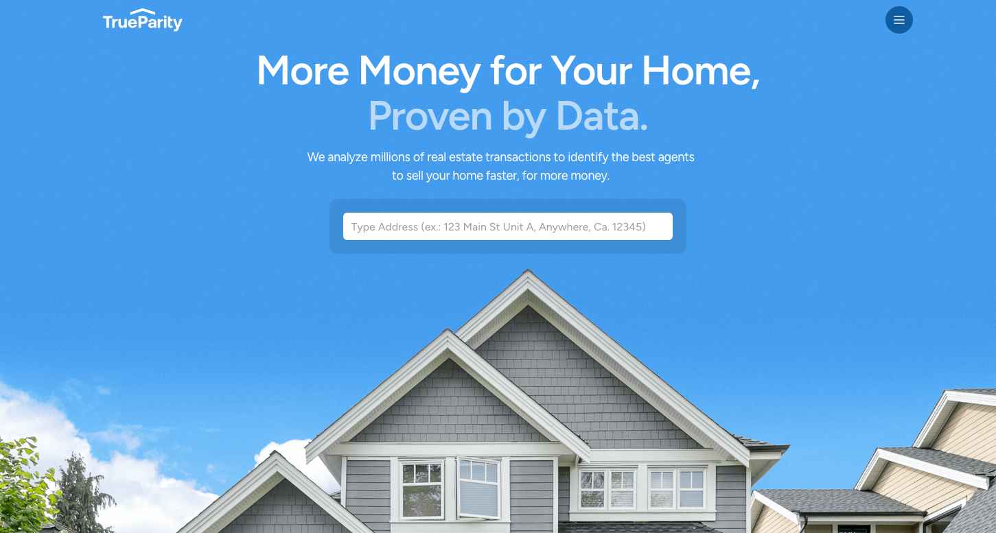 Trueparity vanity page.