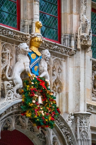 Windsor castle christmas decorations.