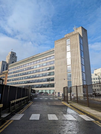 Exterior of commercial building.