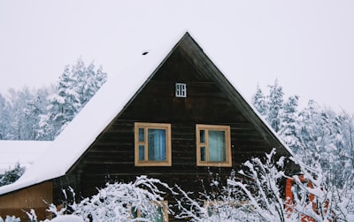 Winter house.