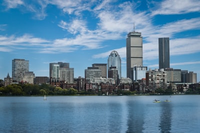 Boston skyline. 