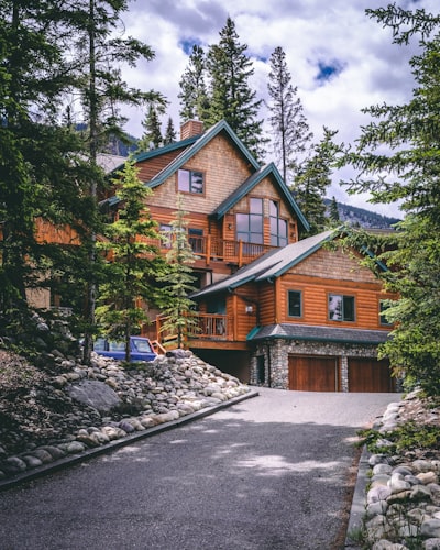 Vacation ski house. 