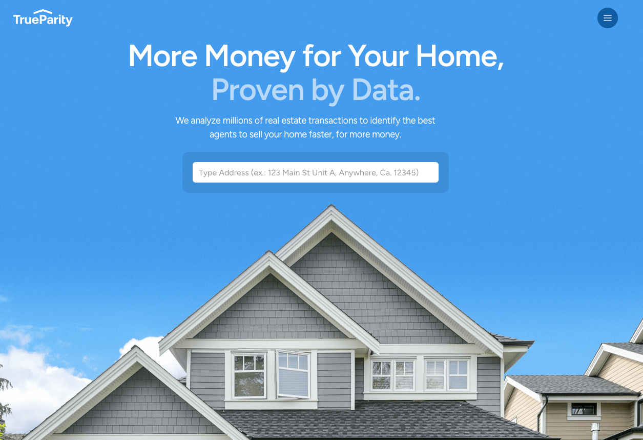 Trueparity vanity page. 