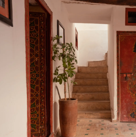 Interior middle eastern house. 