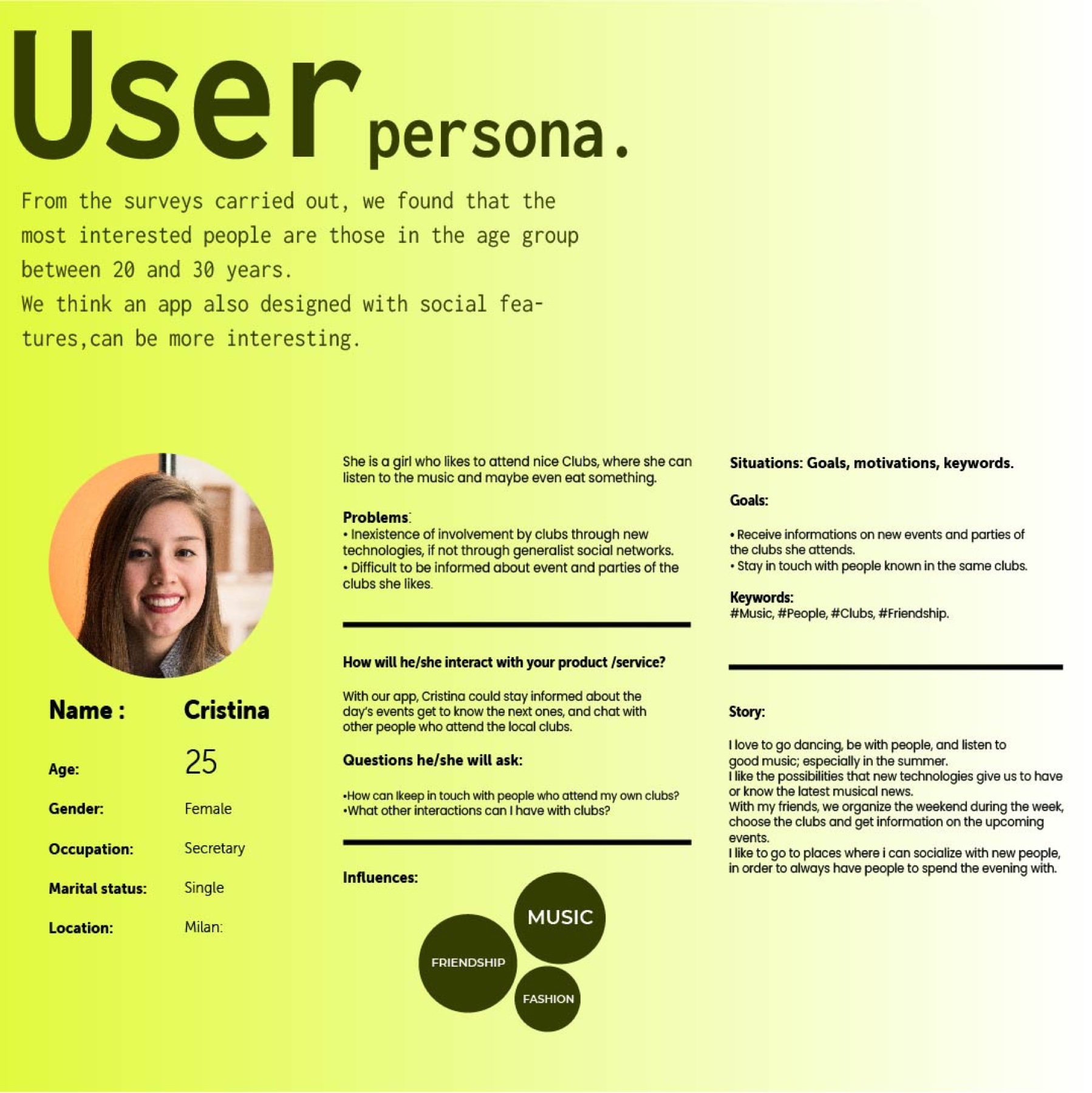 Sequoia app — persona & context