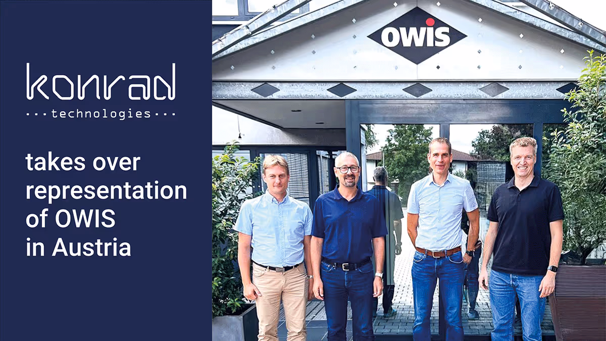 New partnership of Konrad GmbH Österreich and OWIS brings high-precision positioning technology closer to Austrian customers