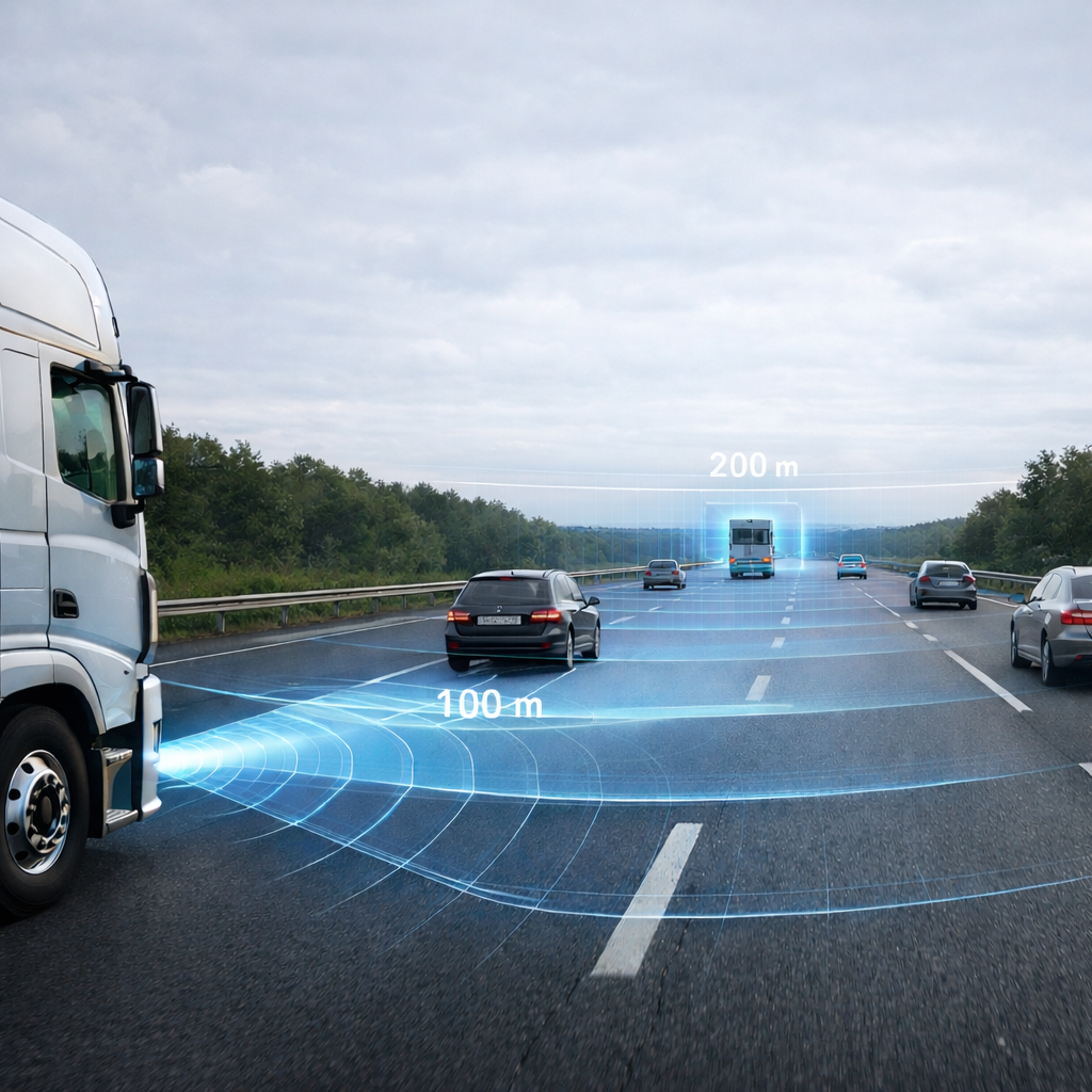 Far Range Radar on the highway