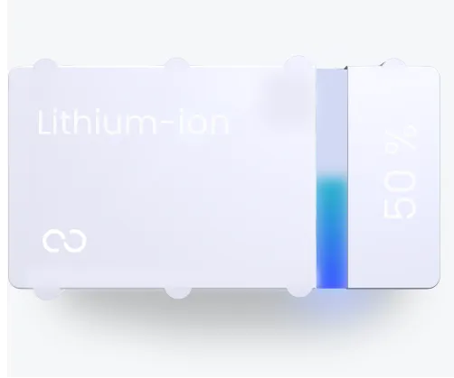 Lithium ion Battery Illustration with Circunomis logo
