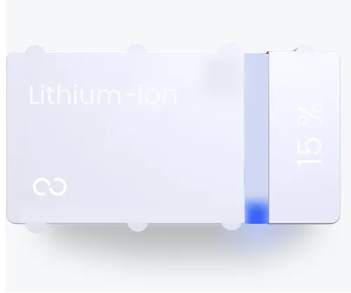 Lithium ion Battery Illustration with Circunomis logo