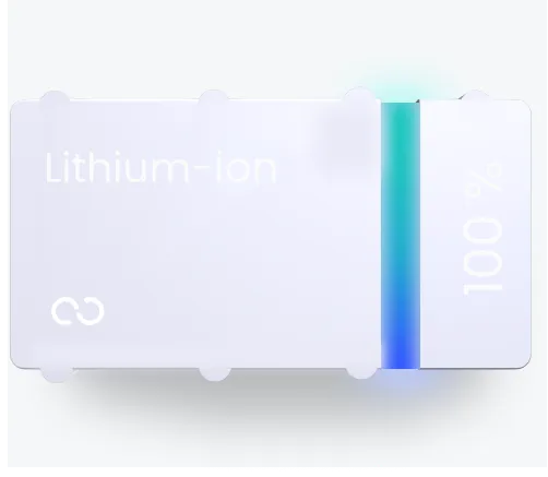 Lithium ion Battery Illustration with Circunomis logo