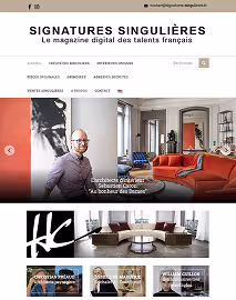 Sébastien Caron & Associés publication Signatures Singulières press 2018
