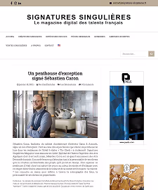 Sébastien Caron & Associés publication Signatures Singulières press 2021