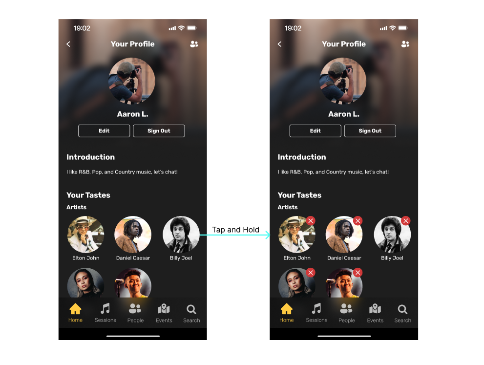 Profile refinements
