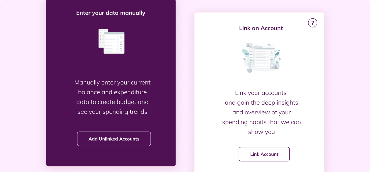 Fintech manual account