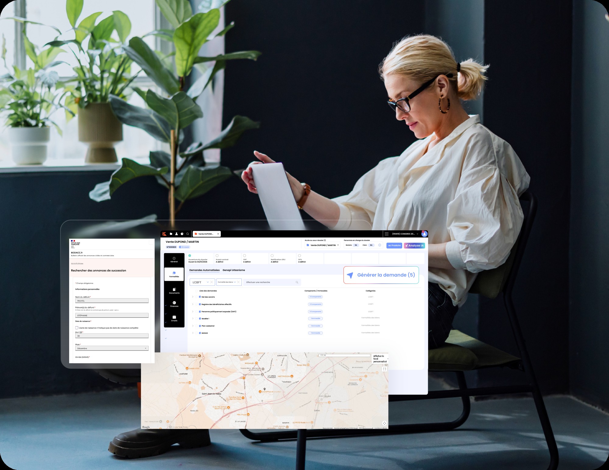 Image d'un dossier jaune avec des feuilles qui sortent
