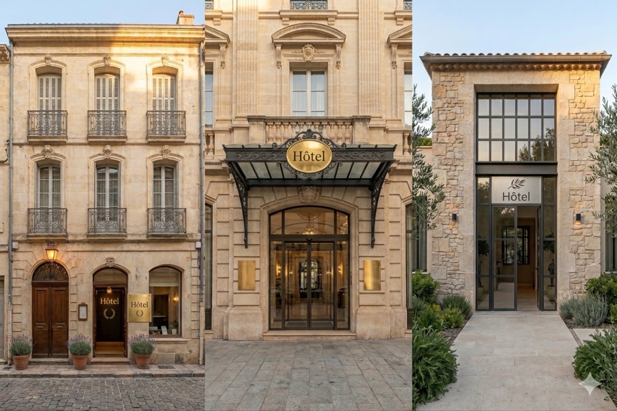 groupe d'hotel en provence
