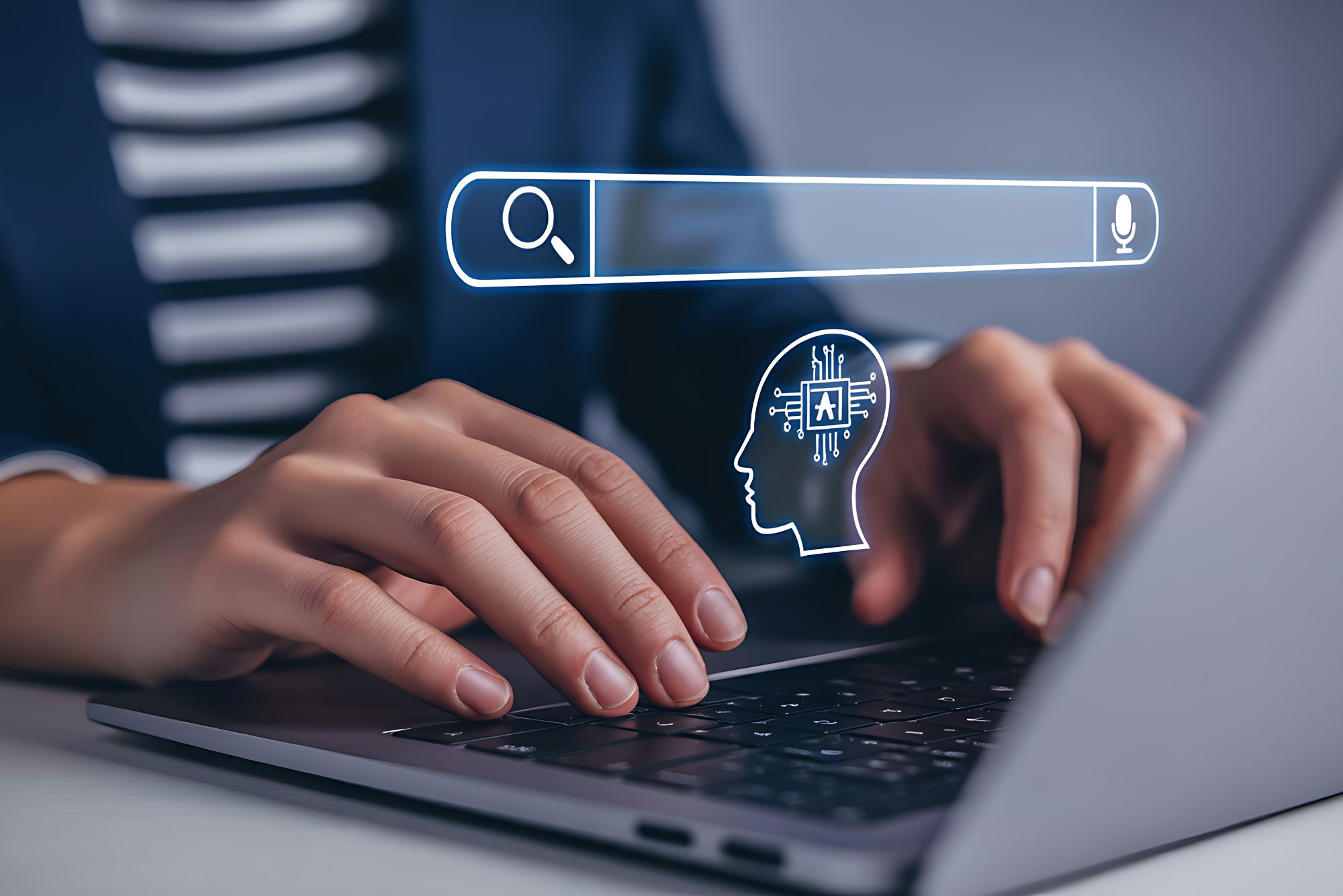 referencement IA pour les cabinets d'avocats, un justiciable fait une recherche en ligne d'avocats