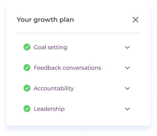 AI trainer Growth plan completed