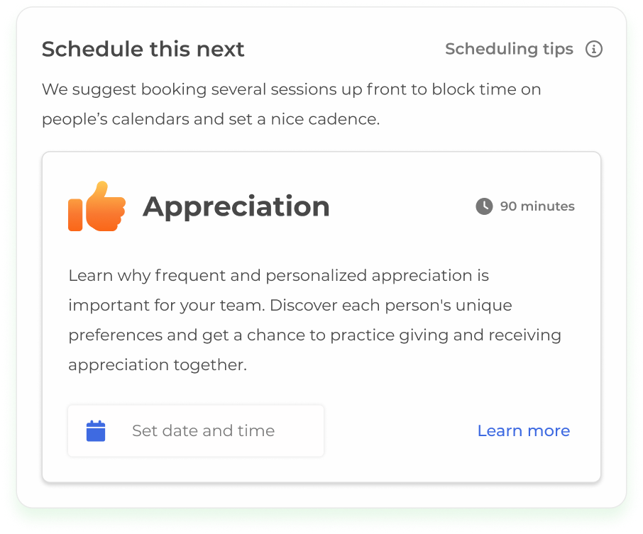 Appreciation kits