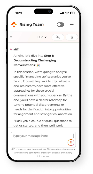 Work style session mobile