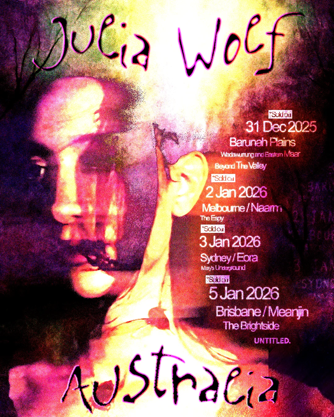 Julia Wolf - 2026 Aus Tour