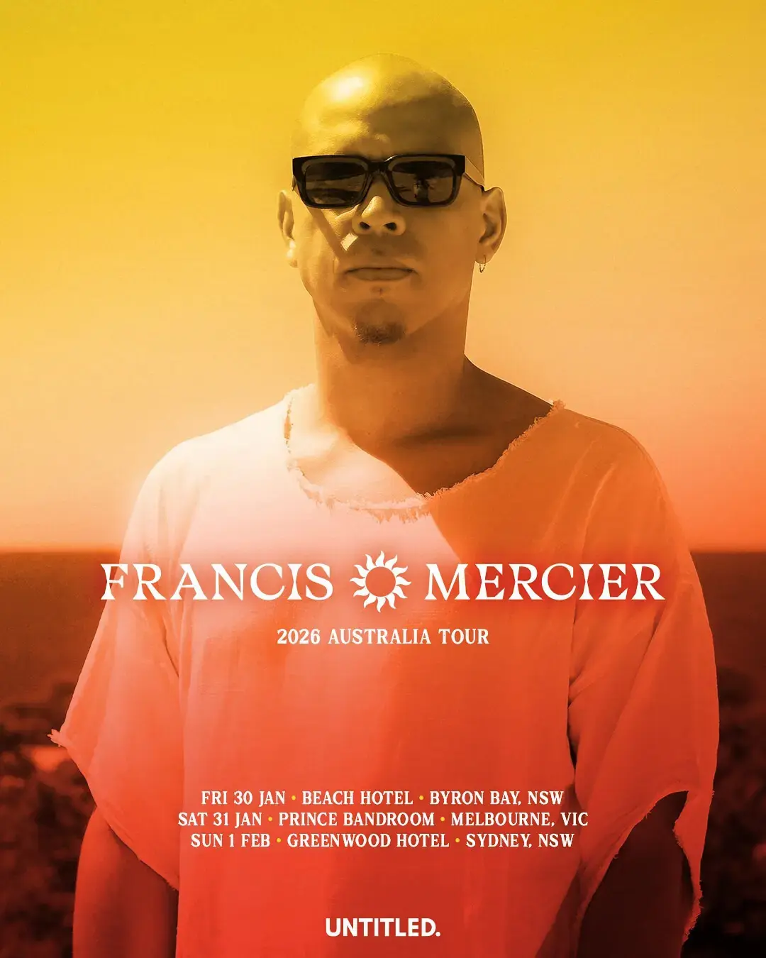 Francis Mercier — 2026 Aus Tour