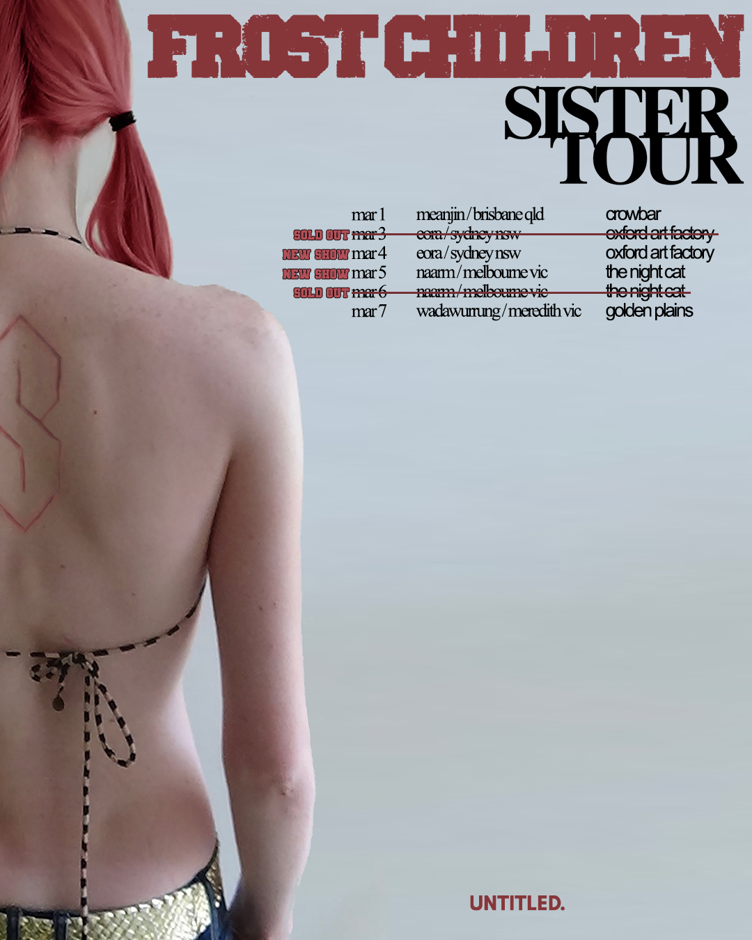 Frost Children - 2026 Australian Tour