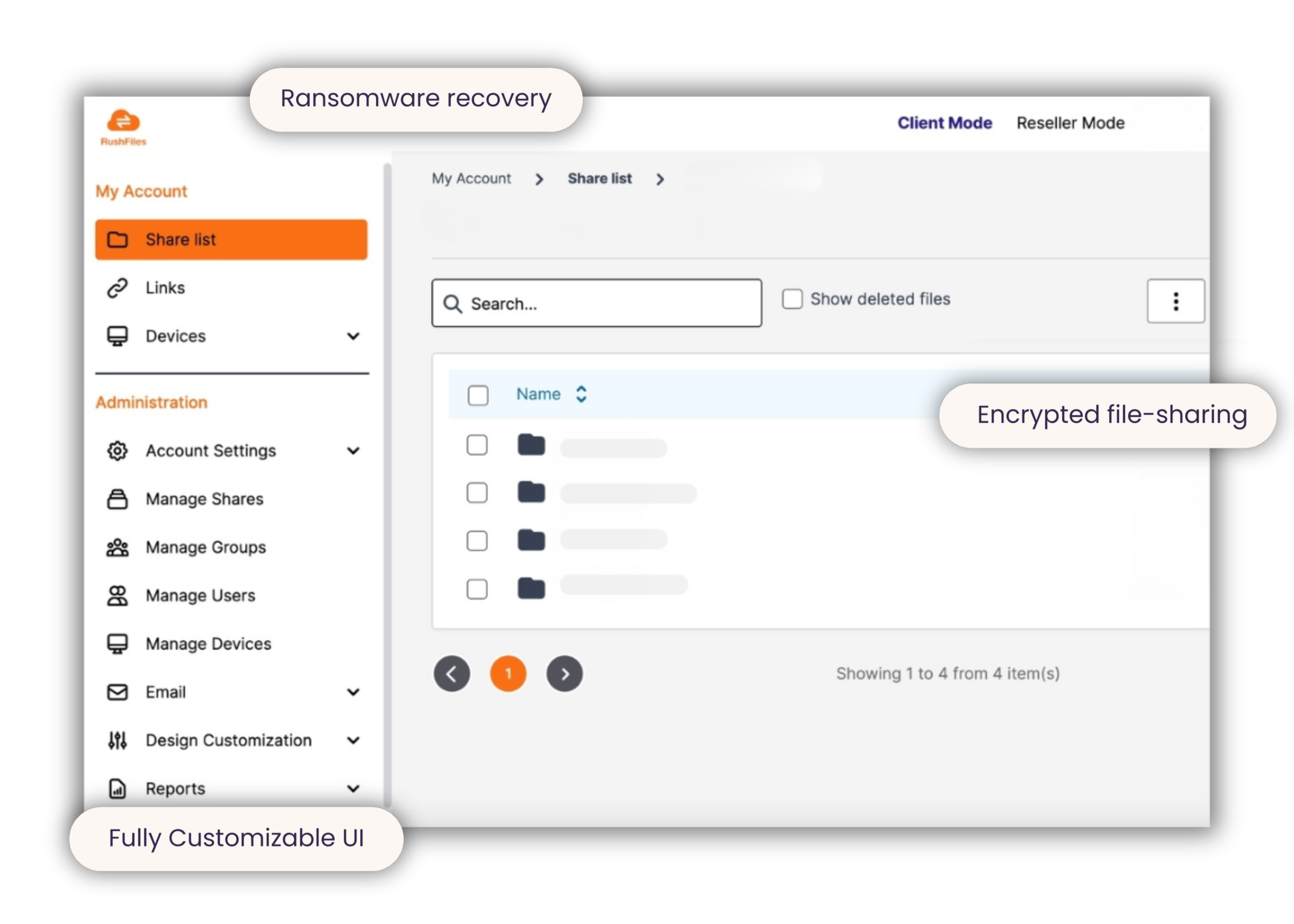 Image example of managing cloud