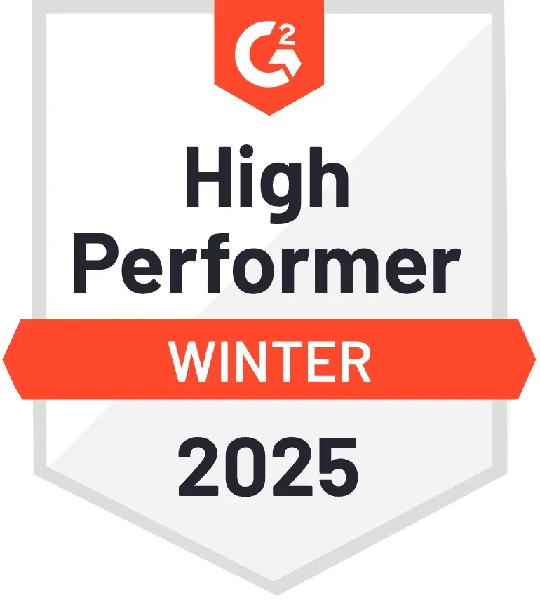 G2 Easiest to Use Spring 2024 badge recognizing user-friendly software with excellent usability and accessibility.
