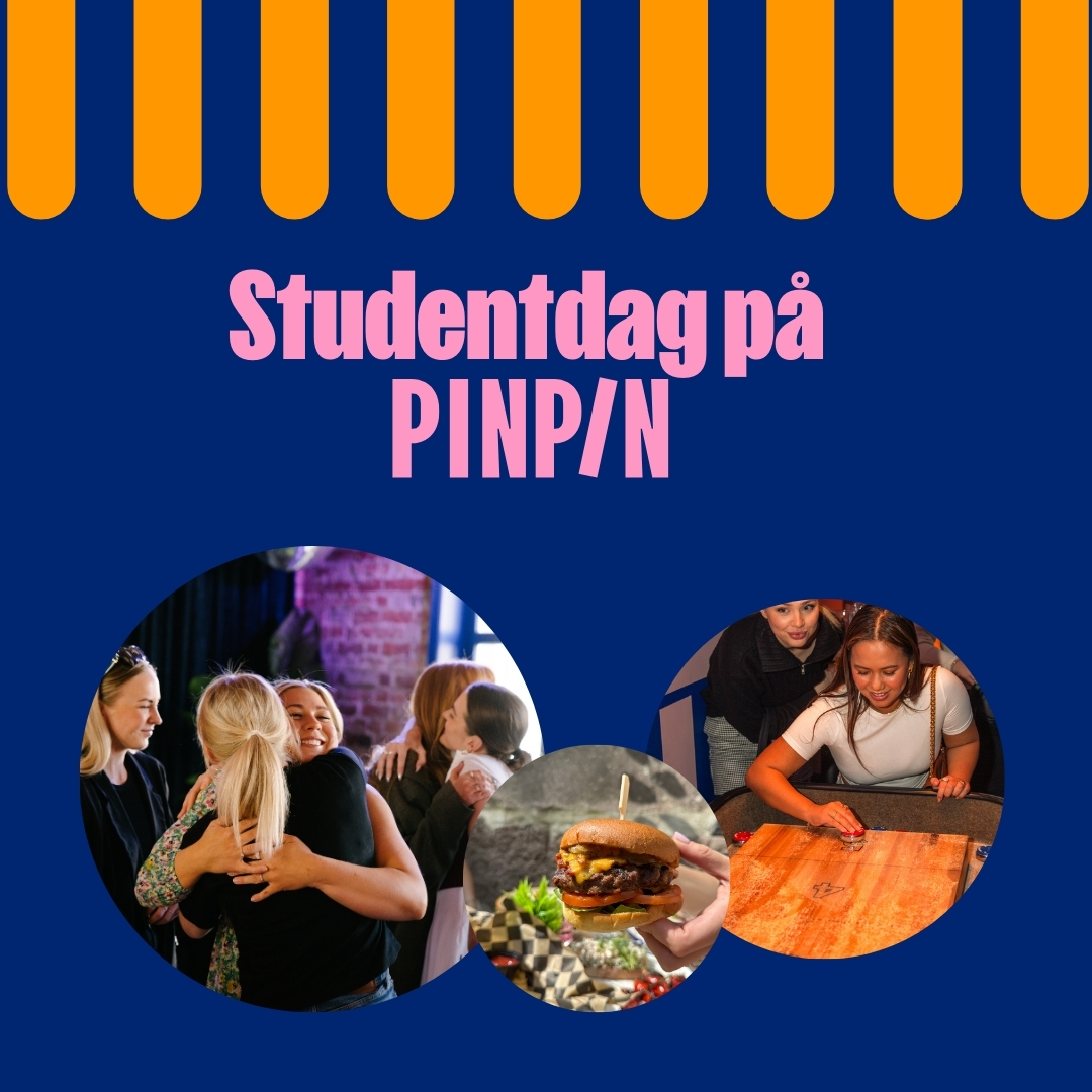 Examples of upcoming events at PINPIN. Includes drinks, food and games